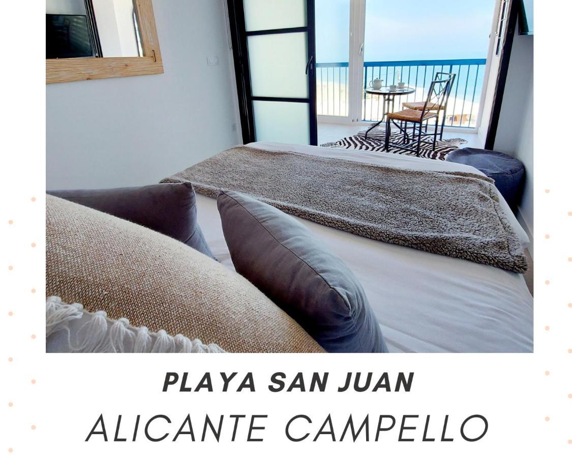 Exclusif Appartement En 1Er Ligne, Vue Imprenable, Piscine, Parking Prive A Playa Mucha Vista, Alicante El Campello Exterior foto